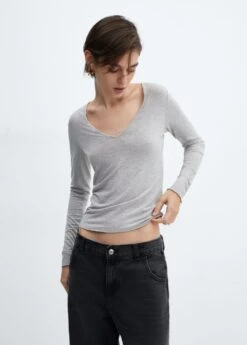 T-shirt Décolleté En V -Vêtements Pascher 57085984 91