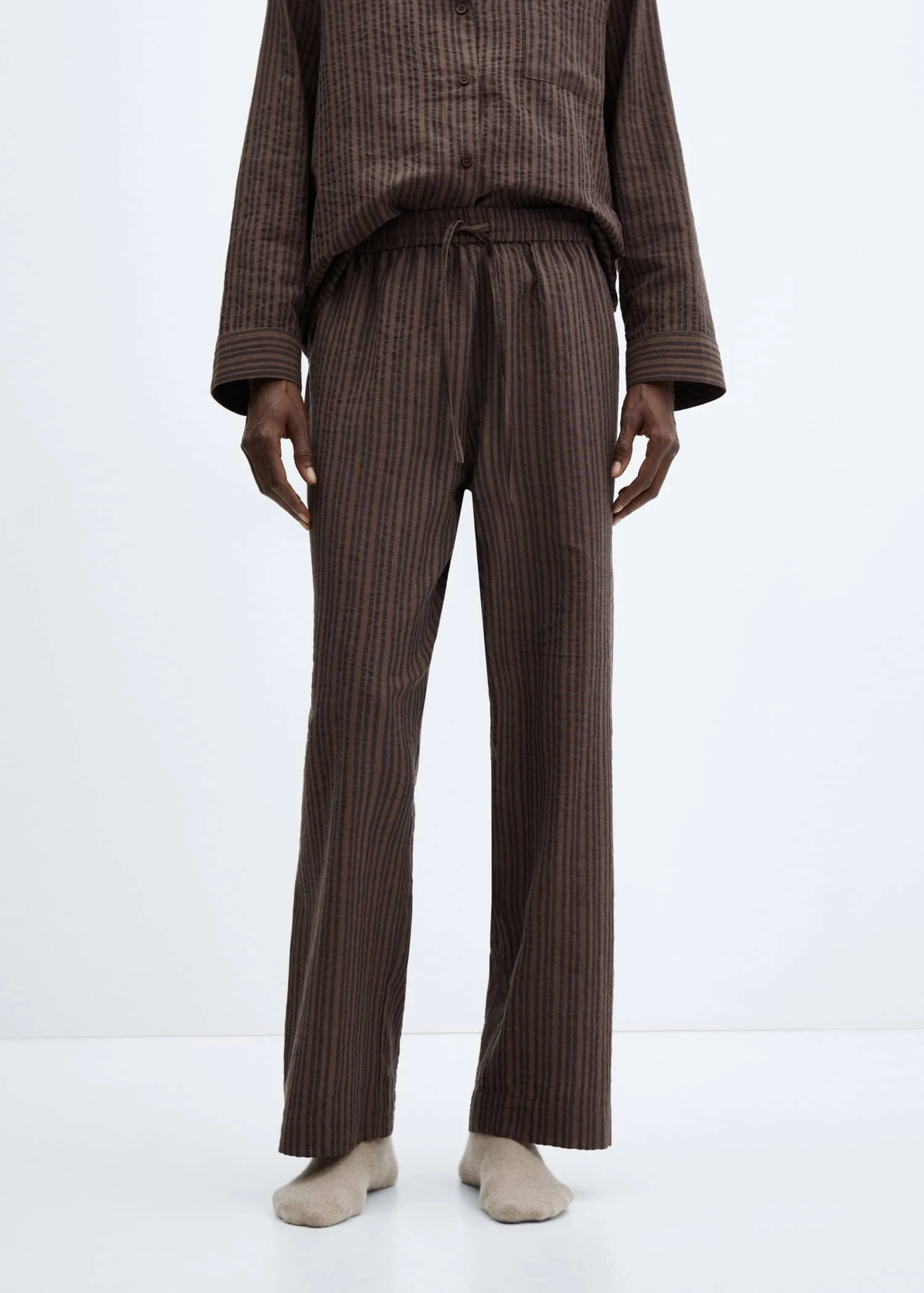 Pyjama Long Coton Rayures 8 Pyjama Long Coton Rayures – Image 6