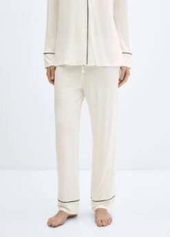 Pantalon Pyjama Liseré Contrastant -Vêtements Pascher 57086027 02