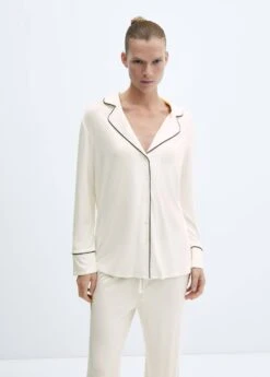 Pantalon Pyjama Liseré Contrastant -Vêtements Pascher 57086027 02 D1