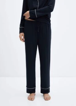Pantalon Pyjama Liseré Contrastant -Vêtements Pascher 57086027 56