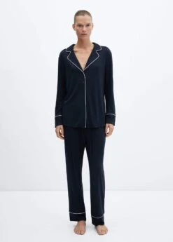 Pantalon Pyjama Liseré Contrastant -Vêtements Pascher 57086027 56 99999999 01