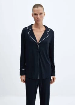 Pantalon Pyjama Liseré Contrastant -Vêtements Pascher 57086027 56 D1