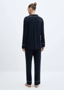 Pantalon Pyjama Liseré Contrastant -Vêtements Pascher 57086027 56 R