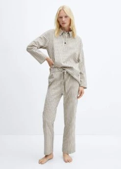 Pantalon Pyjama Coton Rayures -Vêtements Pascher 57086314 08 99999999 01