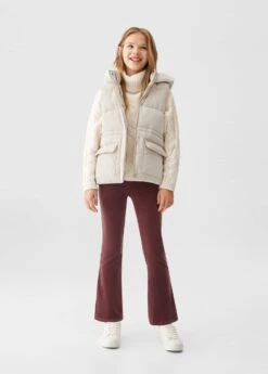 Gilet Matelassé Capuche Fausse Fourrure -Vêtements Pascher 57087109 03 99999999 01