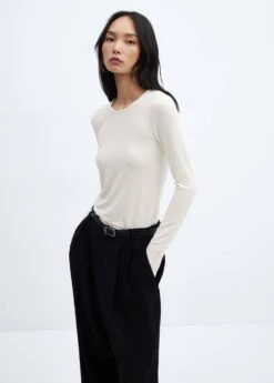 T-shirt Fin Col Rond -Vêtements Pascher 57087731 05