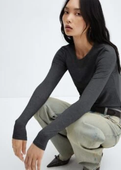 T-shirt Fin Col Rond -Vêtements Pascher 57087731 96 D2