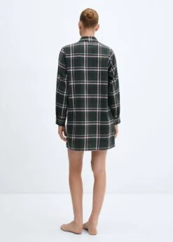 Chemise De Nuit Coton Carreaux -Vêtements Pascher 57087742 76 R