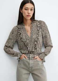 Blouse Fluide Volantée