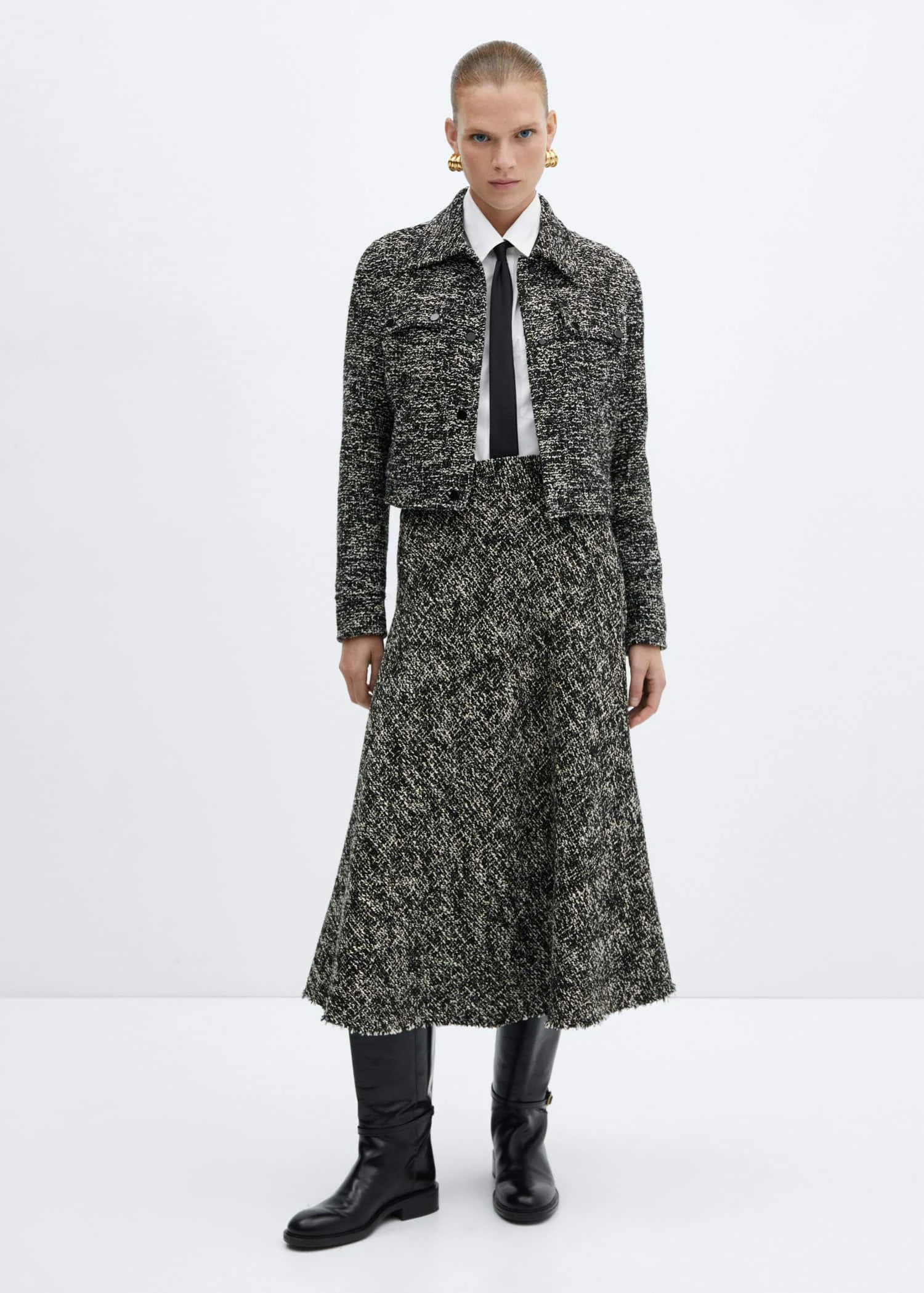 Jupe Midi Tweed 4 Jupe Midi Tweed – Image 2