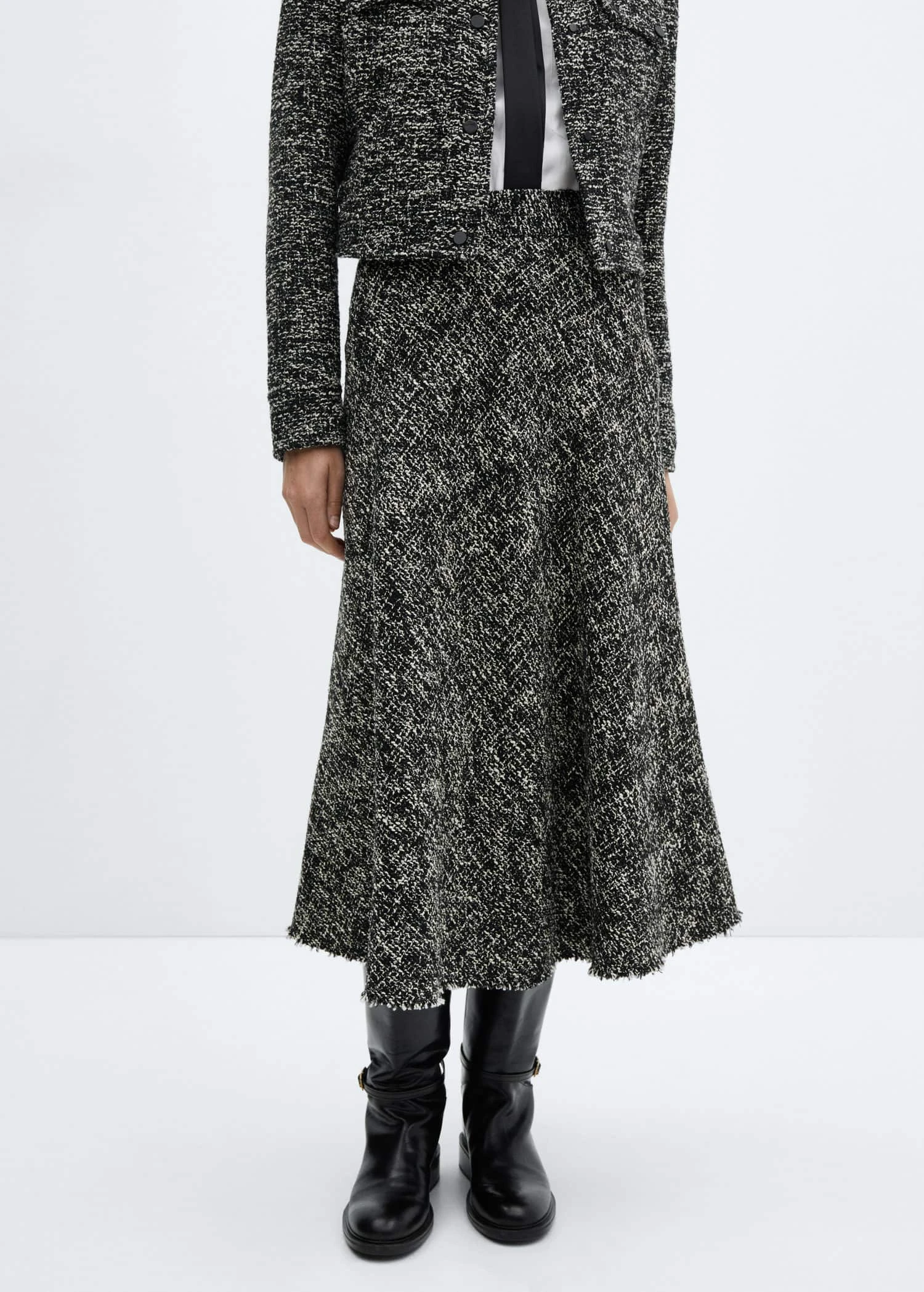 Jupe Midi Tweed 3 Jupe Midi Tweed