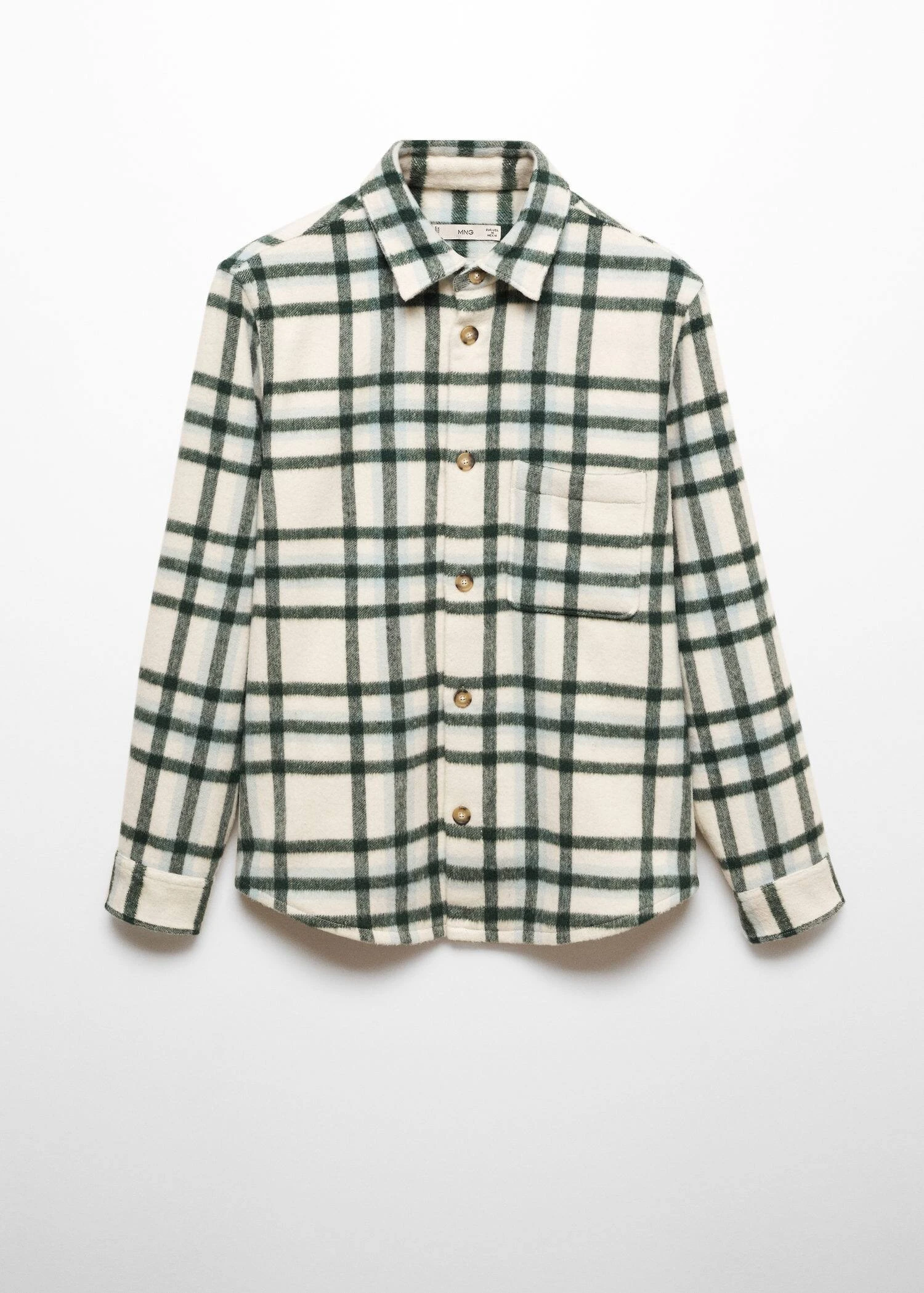 Surchemise En Laine à Carreaux 10 Surchemise En Laine à Carreaux – Image 8