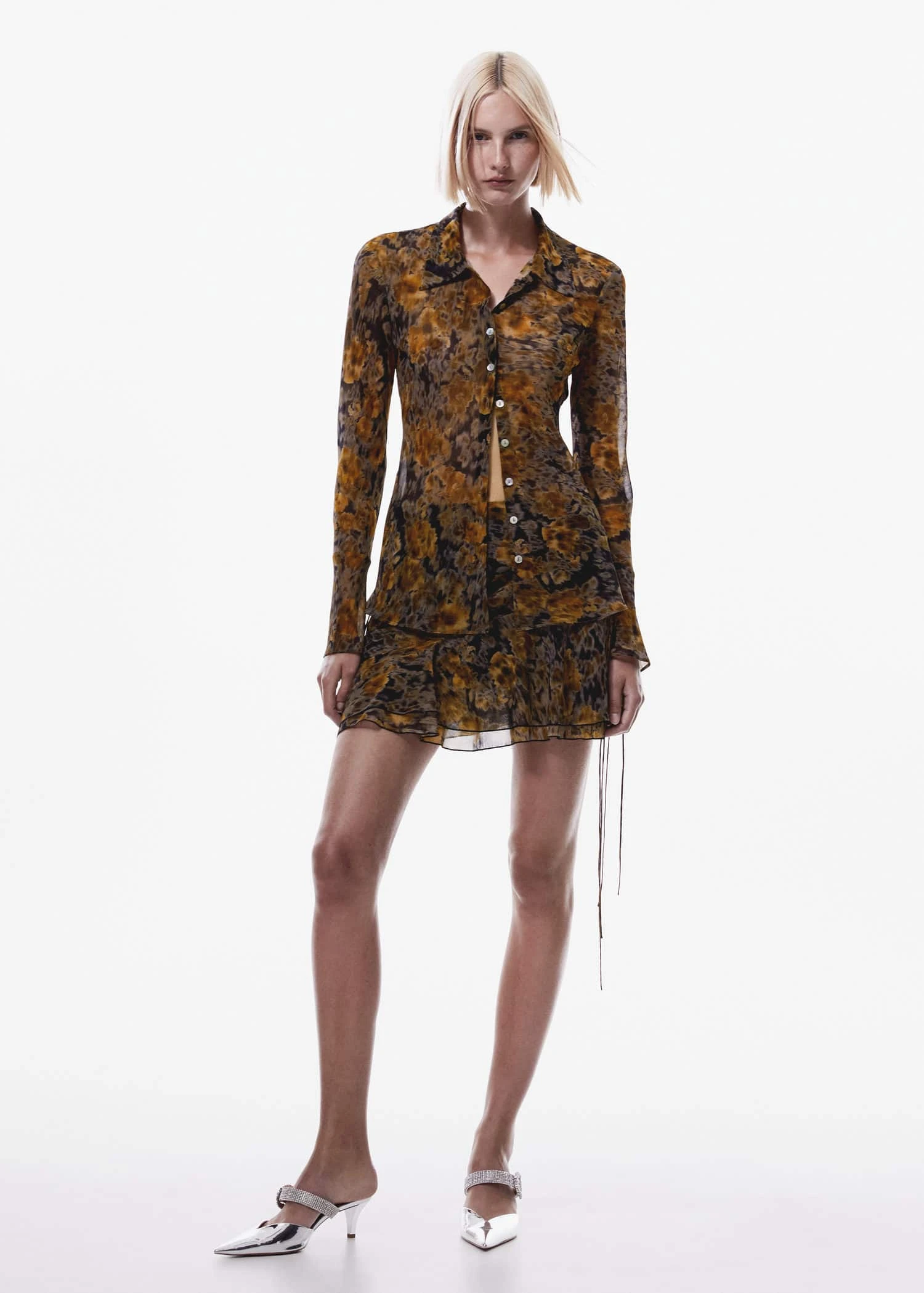 Jupe Imprimée Semi-transparente 4 Jupe Imprimée Semi-transparente – Image 2