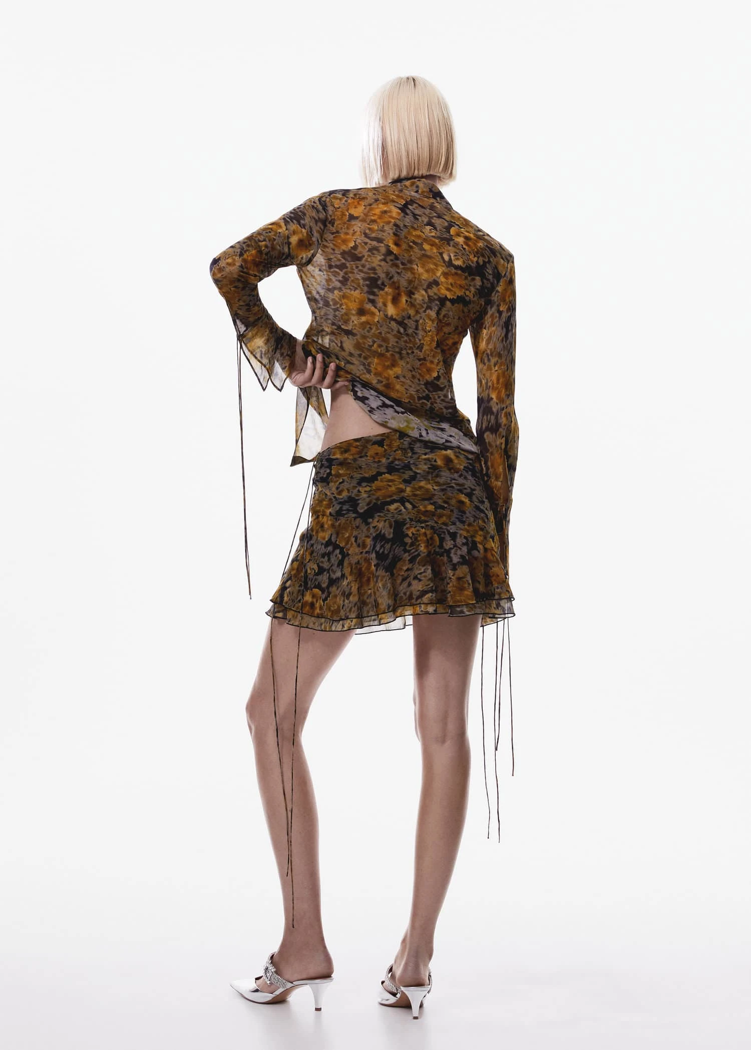 Jupe Imprimée Semi-transparente 5 Jupe Imprimée Semi-transparente – Image 3