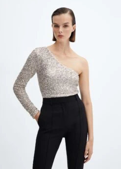 Top Asymétrique Sequins -Vêtements Pascher 57089107 PL