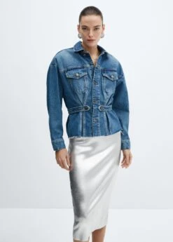 Jupe Midi Métallisée -Vêtements Pascher 57089119 PL D1