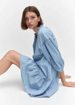 Robe Volant Manches Bouffantes -Vêtements Pascher 57092506 TC D2