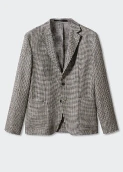 Veste 100 % Lin Micro Pied-de-poule 22 Veste 100 % Lin Micro Pied-de-poule -Vêtements Pascher 57092509 08 B