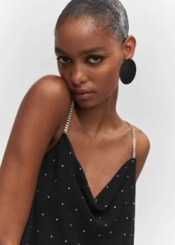 Top Strass Col Drapé -Vêtements Pascher 57092888 99 D1