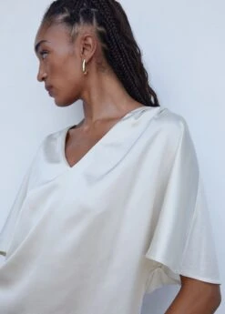 Blouse Satinée Manches Courtes -Vêtements Pascher 57093811 05 D1