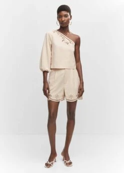 Top Asymétrique Broderies Ajourées -Vêtements Pascher 57094010 05 99999999 01