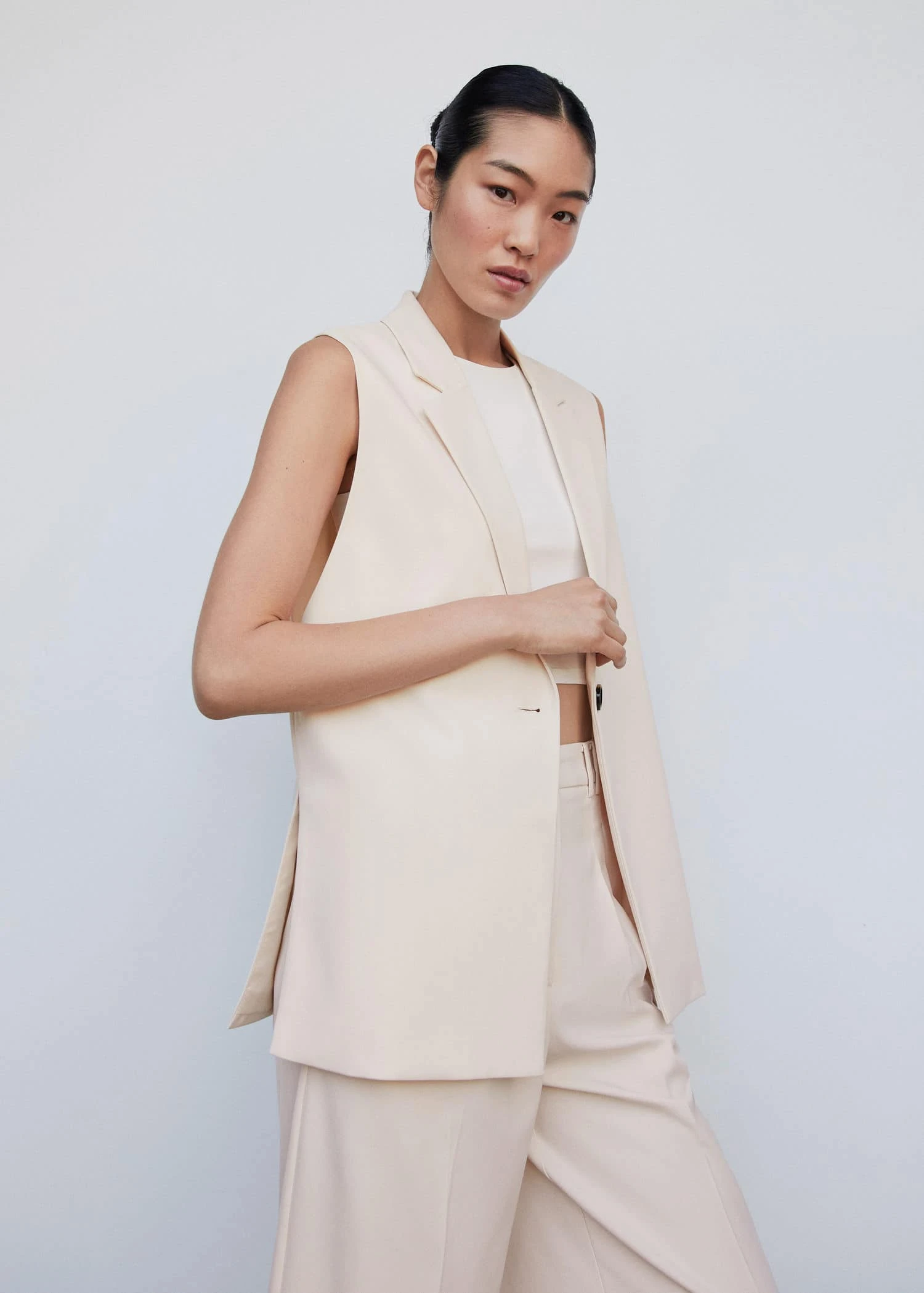 Gilet Long Fentes 3 Gilet Long Fentes