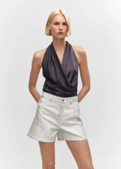 Short En Jean Métallisé -Vêtements Pascher 57094039 PL D1