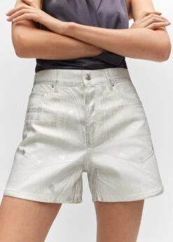 Short En Jean Métallisé -Vêtements Pascher 57094039 PL D6