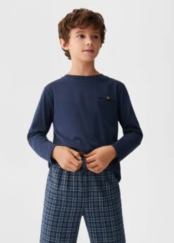 Pyjama Long à Carreaux