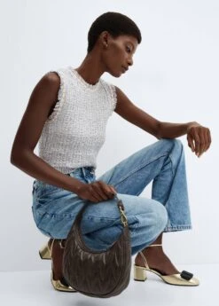 Top Tweed Bouton Bijou -Vêtements Pascher 57095805 50 D2