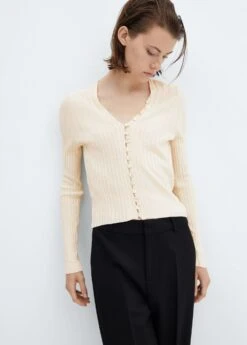 Cardigan Côtelé Boutons -Vêtements Pascher 57095807 05