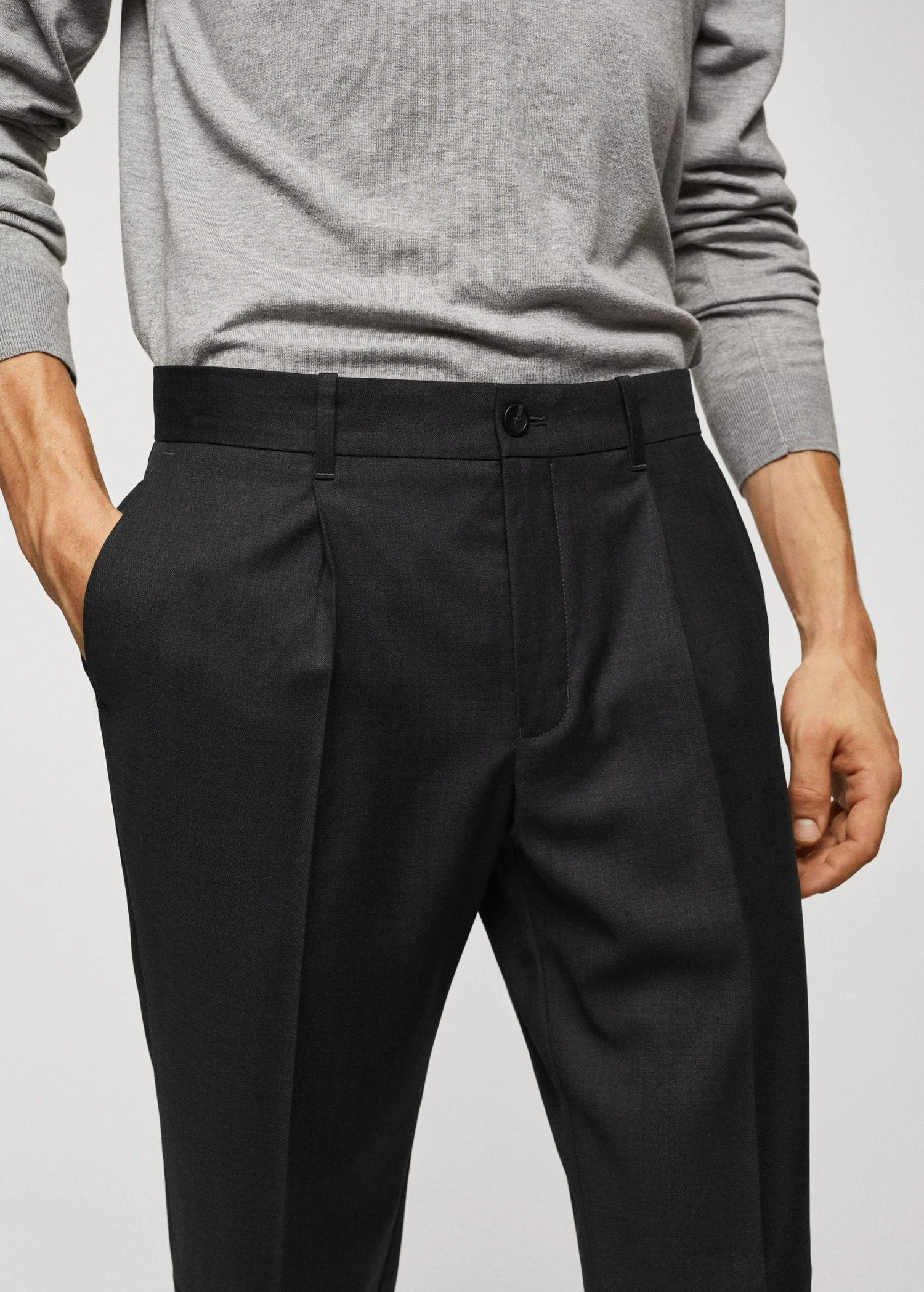 Pantalon Pinces Laine Vierge 13 Pantalon Pinces Laine Vierge – Image 11