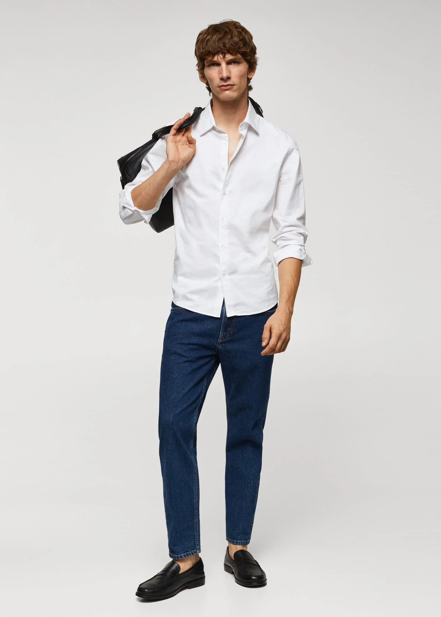 Chemise Slim Fit Coton Oxford 4 Chemise Slim Fit Coton Oxford – Image 2