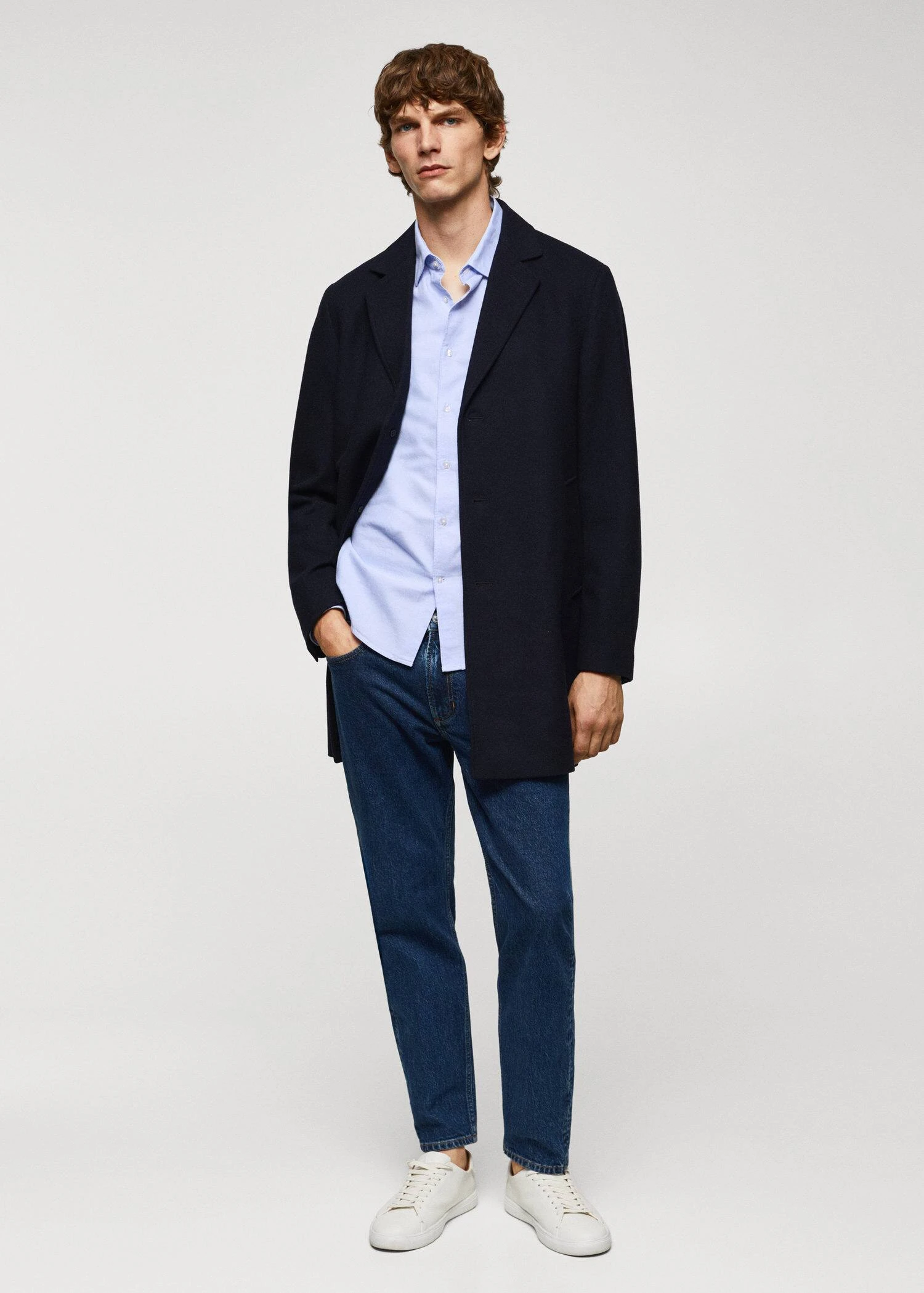 Chemise Slim Fit Coton Oxford 18 Chemise Slim Fit Coton Oxford – Image 16