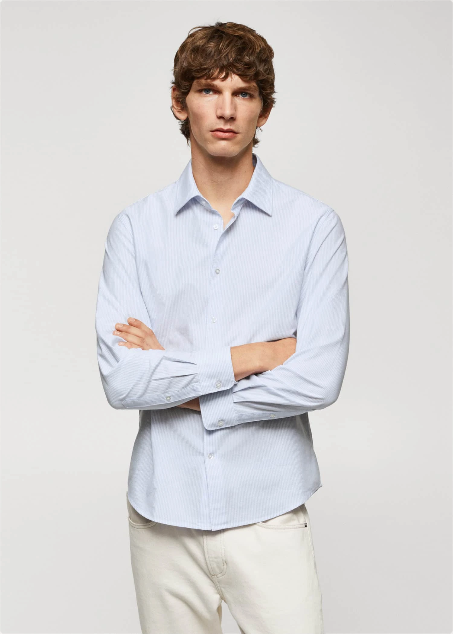 Chemise Slim Fit Coton Oxford 10 Chemise Slim Fit Coton Oxford – Image 8