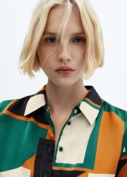 Robe Chemise Géométrique 15 Robe Chemise Géométrique -Vêtements Pascher 57095979 43 D1