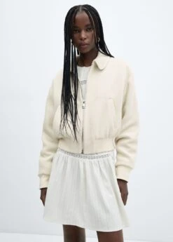 Blouson Bomber Texturé