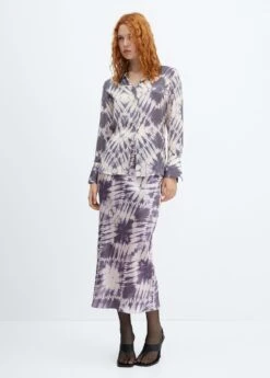 Jupe Tie And Dye Satinée 14 Jupe Tie And Dye Satinée -Vêtements Pascher 57096021 68 99999999 01