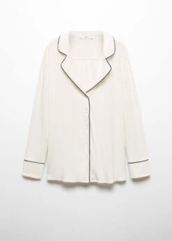 Chemise Pyjama Liseré Contrastant -Vêtements Pascher 57096027 02 B