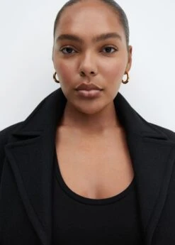 Manteau Laine Boutons Bijoux -Vêtements Pascher 57096029 99 D4