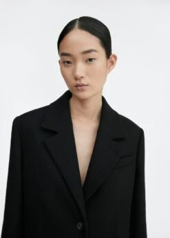 Manteau En Laine Structuré -Vêtements Pascher 57096030 99 D1