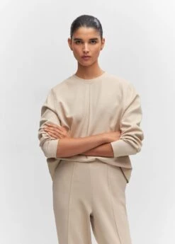 Sweat-shirt Coutures Décoratives