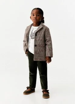 Pantalon Velours Côtelé Paper Bag