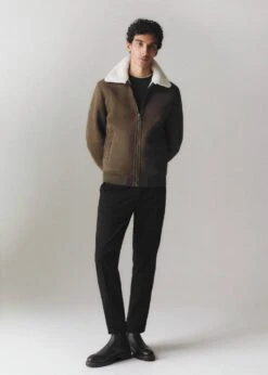 Blouson Imitation Mouton Retourné -Vêtements Pascher 57097700 37 D5