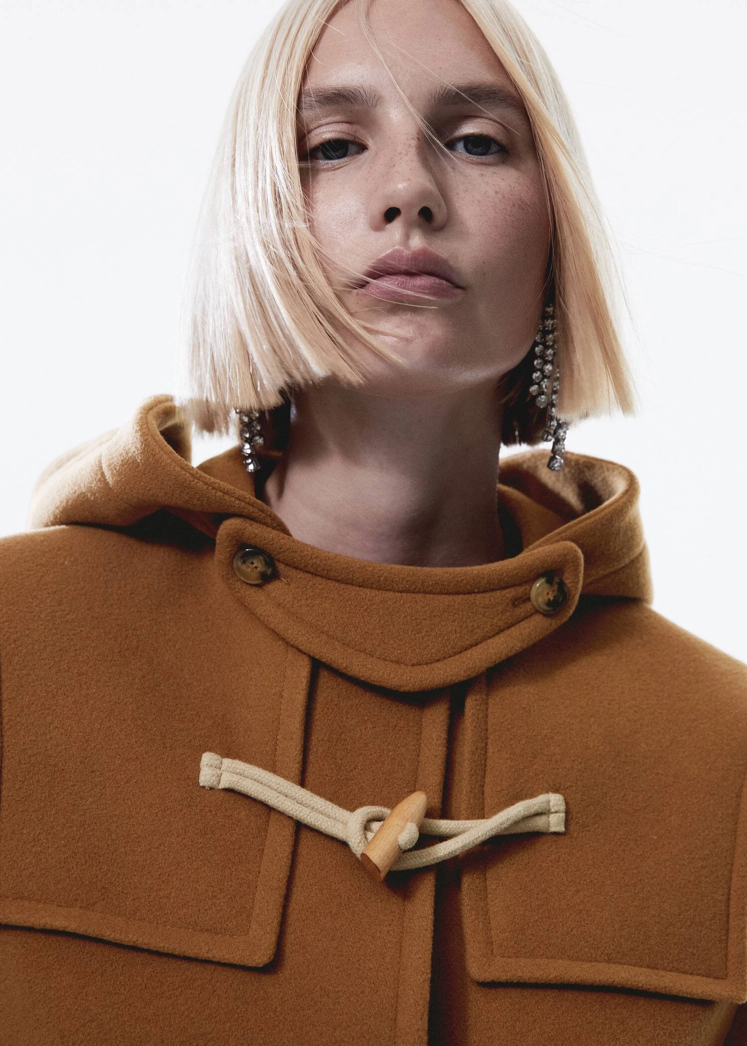 Duffle-coat En Laine à Capuche 6 Duffle-coat En Laine à Capuche – Image 4