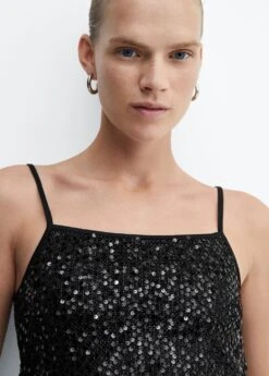 Top Sequins Fines Bretelles -Vêtements Pascher 57098274 99 D1