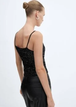 Top Sequins Fines Bretelles -Vêtements Pascher 57098274 99 R