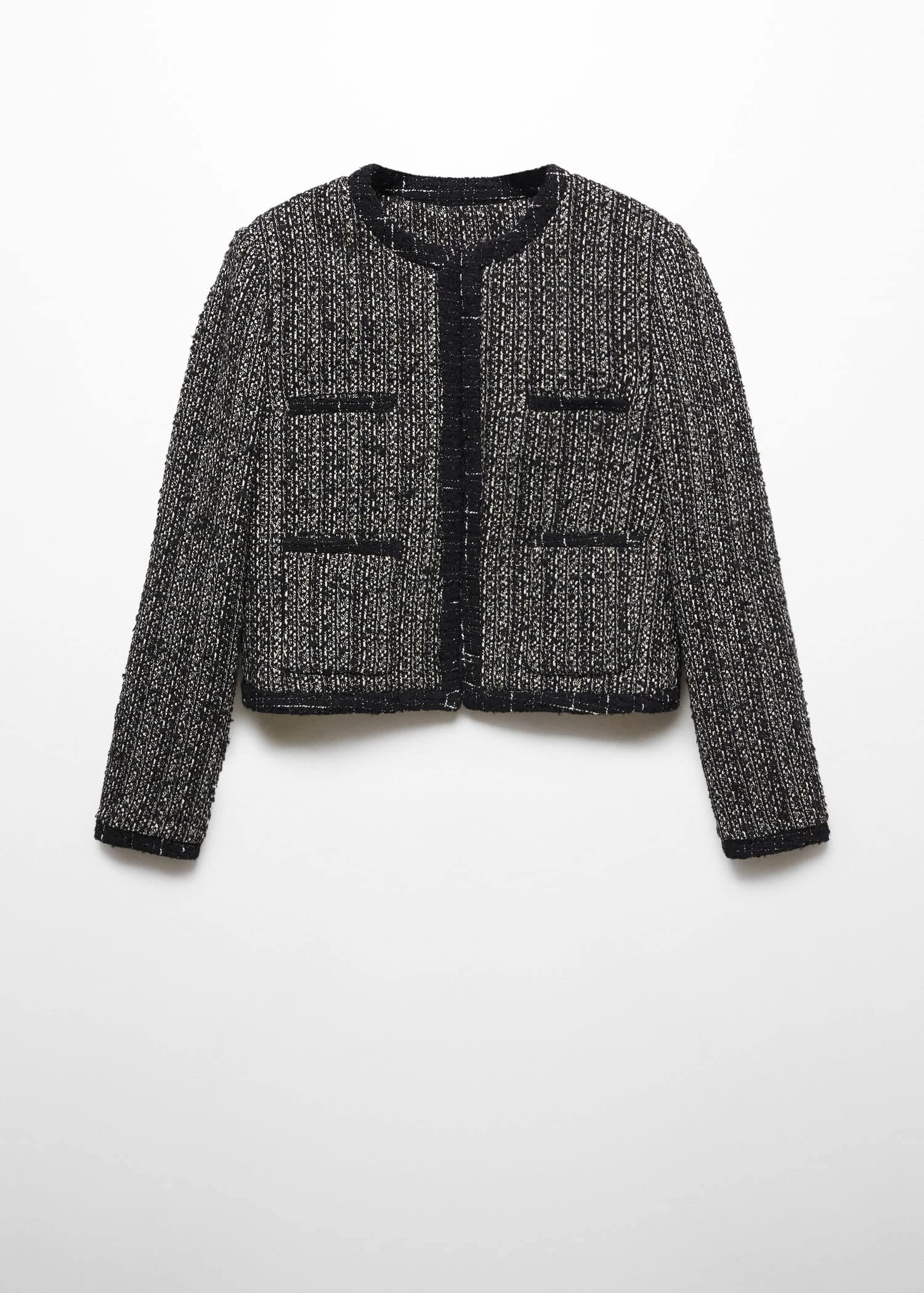 Veste En Tweed à Passepoils 10 Veste En Tweed à Passepoils – Image 8