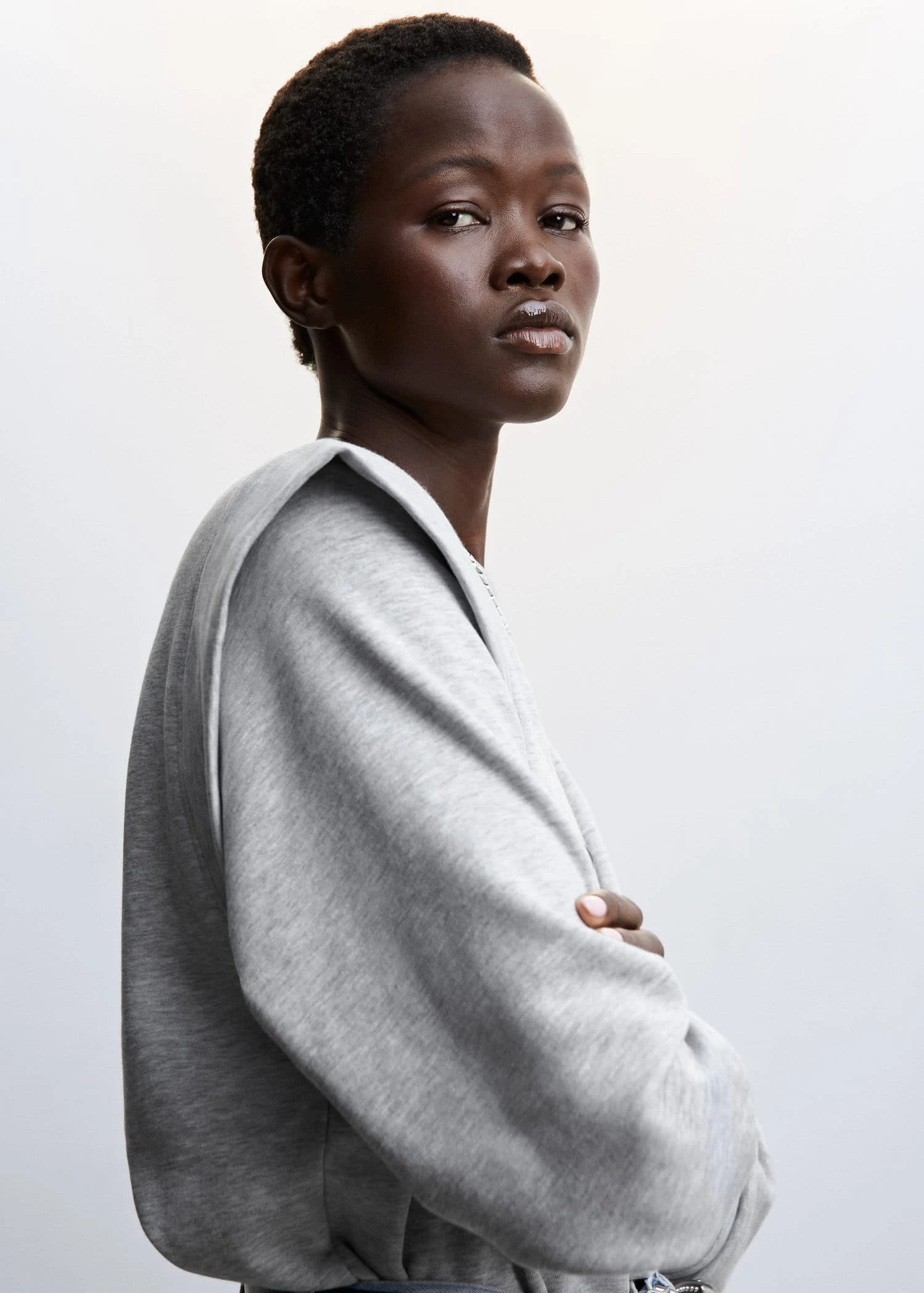 Sweat-shirt épaules Matelassées 6 Sweat-shirt épaules Matelassées – Image 4